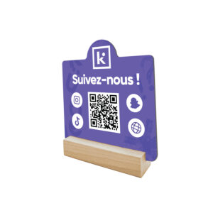Plaque réseaux sociaux